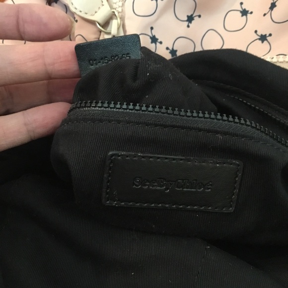 Authentic See By Chloe Puffer Pink Strawberries Bag - Picture 12 of 16